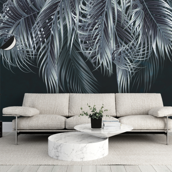 Nástěnná malba Silver Palm