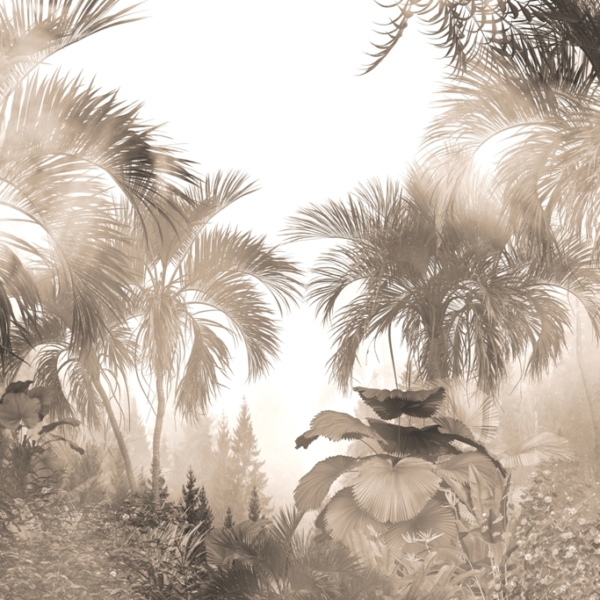 Nástěnná malba Světlo v džungli