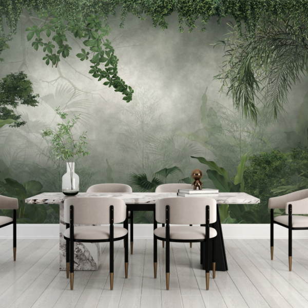 Nástěnné světlo v zeleném tunelu