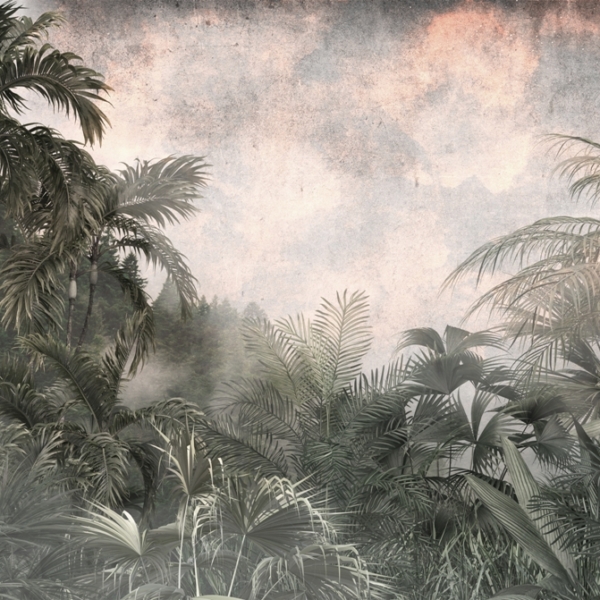 Nástěnná malba Úsvit na exotickém ostrově