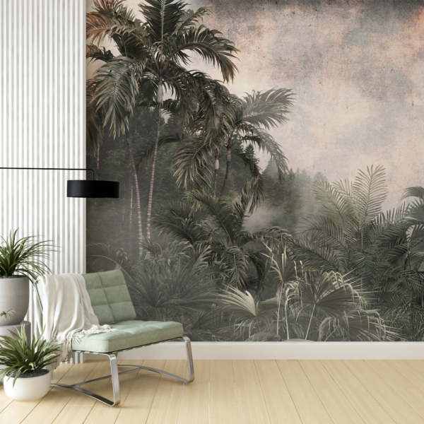 Nástěnná malba Úsvit na exotickém ostrově