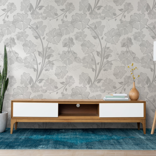 Nástěnná malba Grey Clover