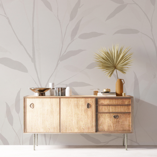 Nástěnná malba Grey Plant