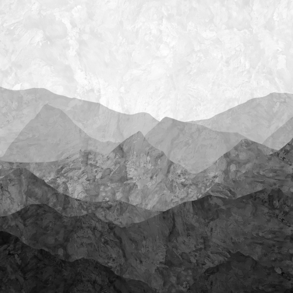 Nástěnná malba Šedé hory