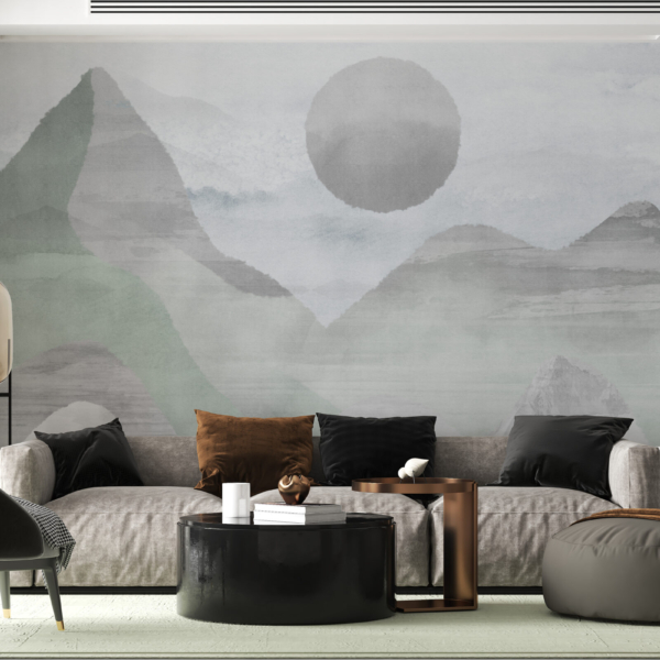 Nástěnná malba Šedé hory