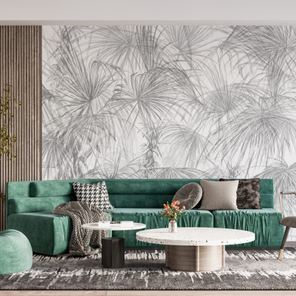 Fototapeta Šedé palmy