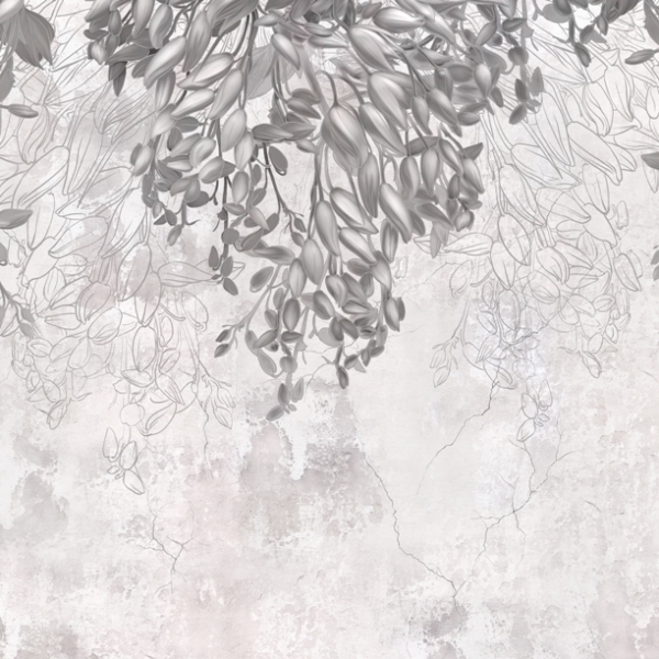 Nástěnná malba Grey Ivy