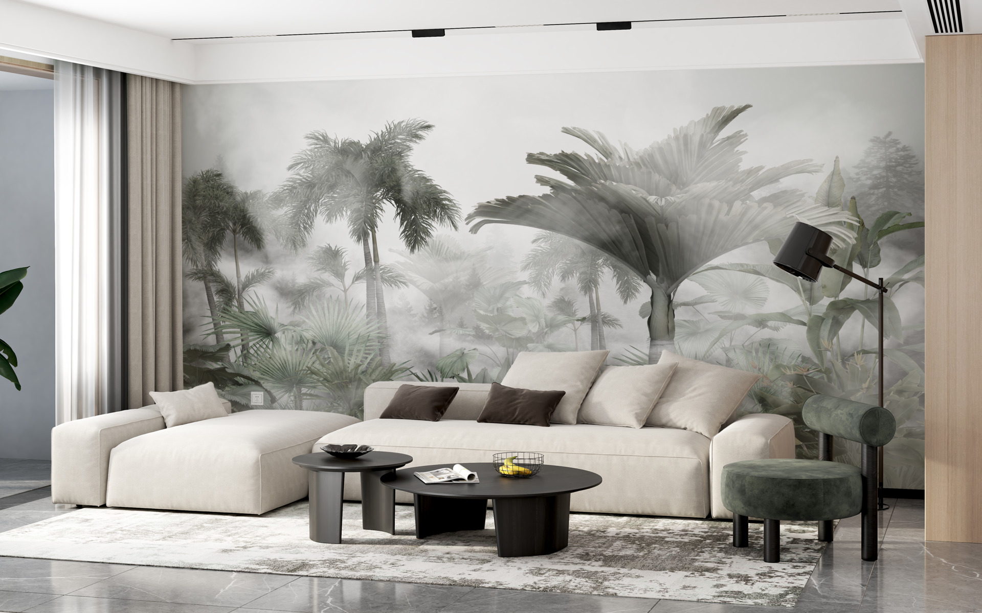 Tajemná nástěnná malba v džungli