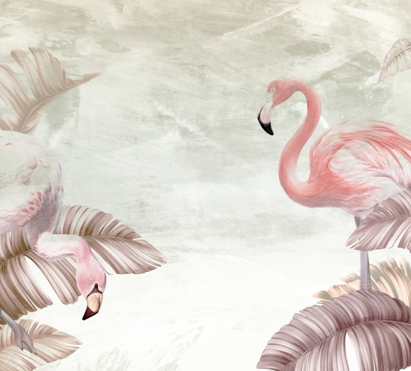 Fototapeta Flamingo Dance