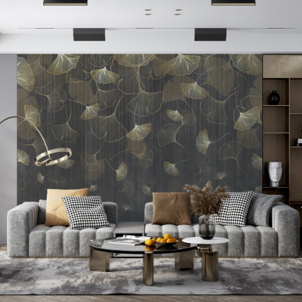 Nástěnný tanec zlatých listů