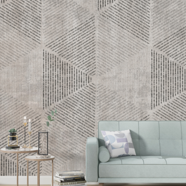 Nástěnná grafika trojúhelníku