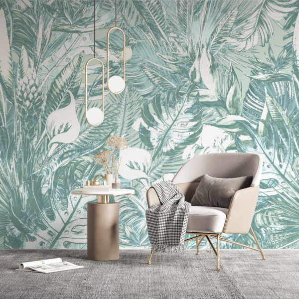 Tropická zelená tapeta