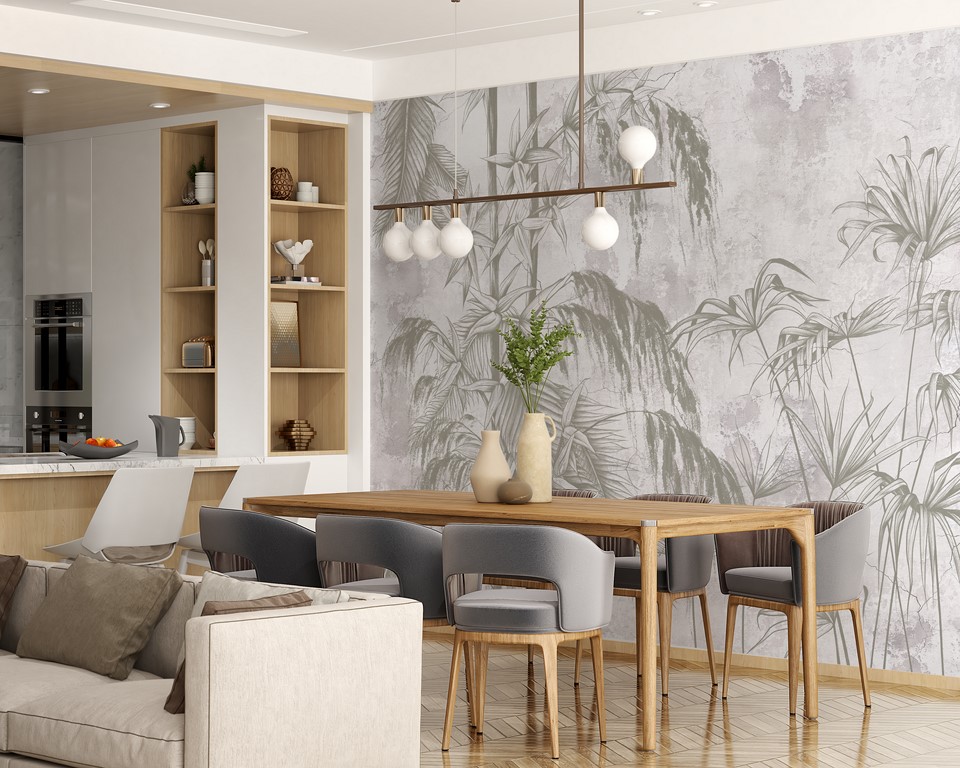 Nástěnná malba Tropické rostliny