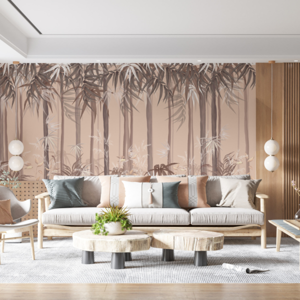 Fotopast Tropický les v teplých barvách