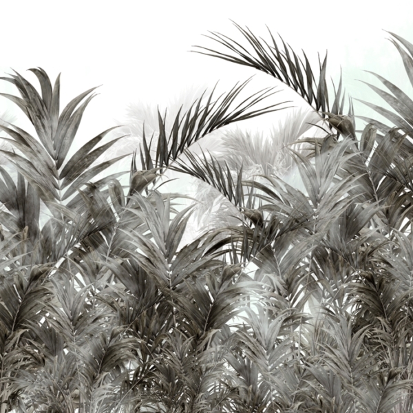 Nástěnná malba Tropy bez barev