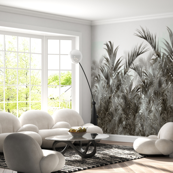 Nástěnná malba Tropy bez barev