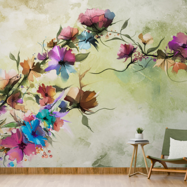 Nástěnná malba Květovaná větev