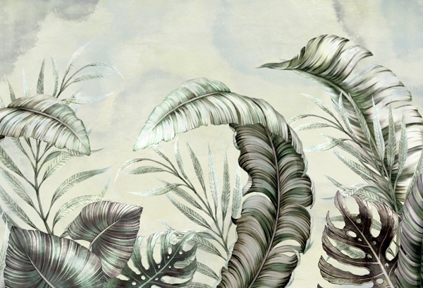 Nástěnná malba V houští dlouhých listů