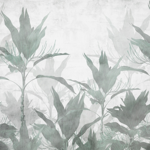 Nástěnná malba V houští divokých travin