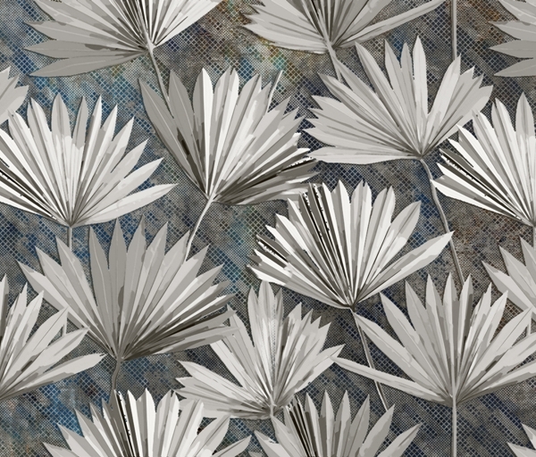 Nástěnná malba Steel Leaf Fan