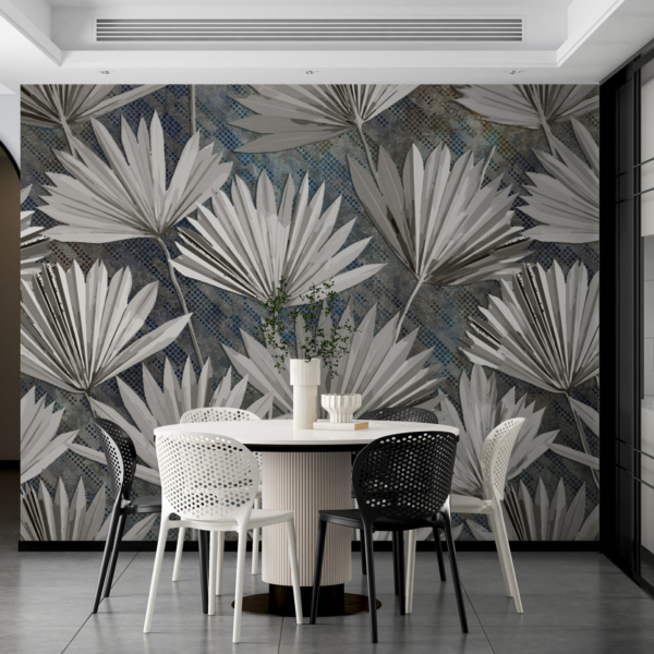 Nástěnná malba Steel Leaf Fan