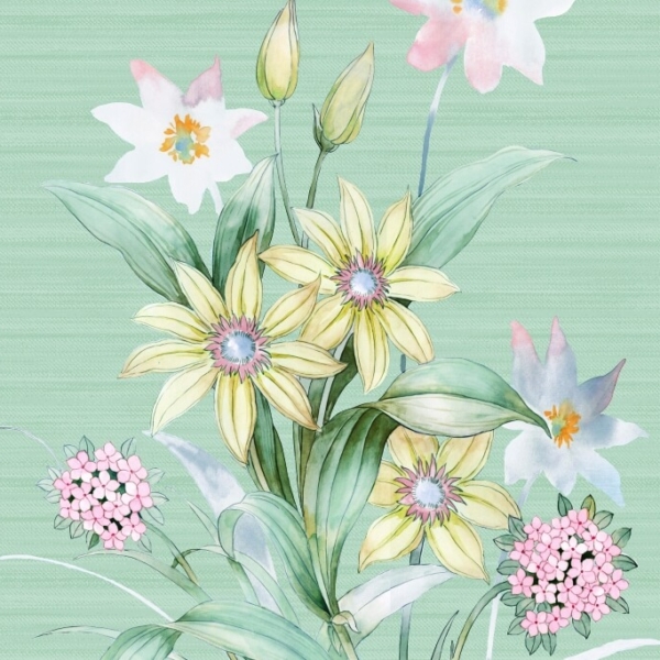 Nástěnná malba Happy Bouquet