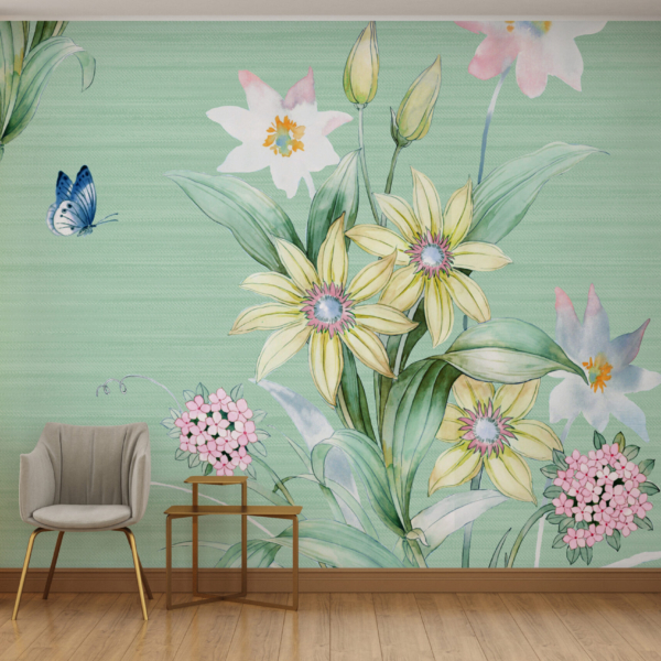 Nástěnná malba Happy Bouquet