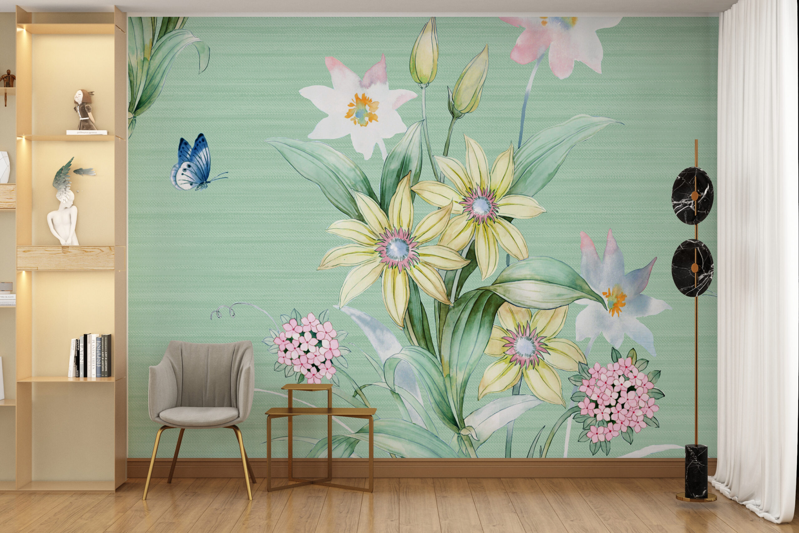 Nástěnná malba Happy Bouquet