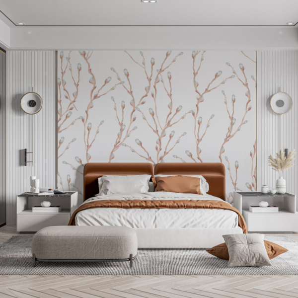 Nástěnná malba Bazi s jarním motivem