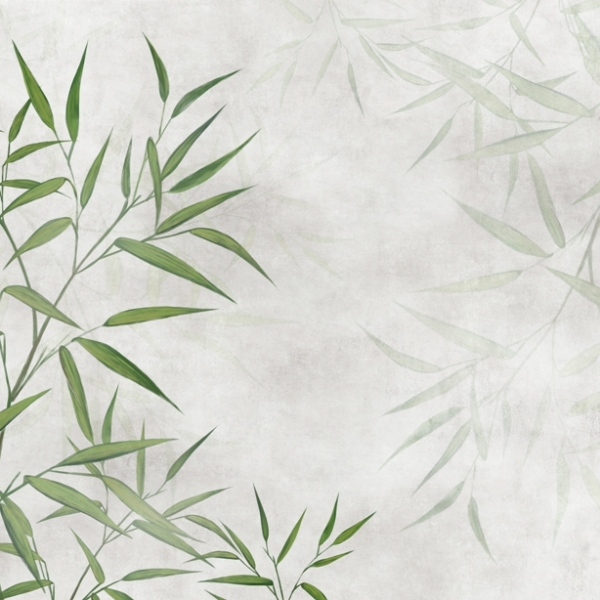 Nástěnná malba třepetající se větvičky