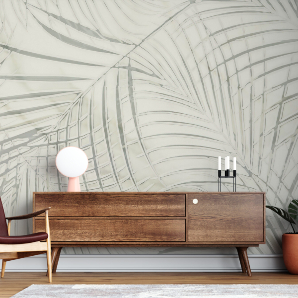 Nástěnná malba ochablých palem