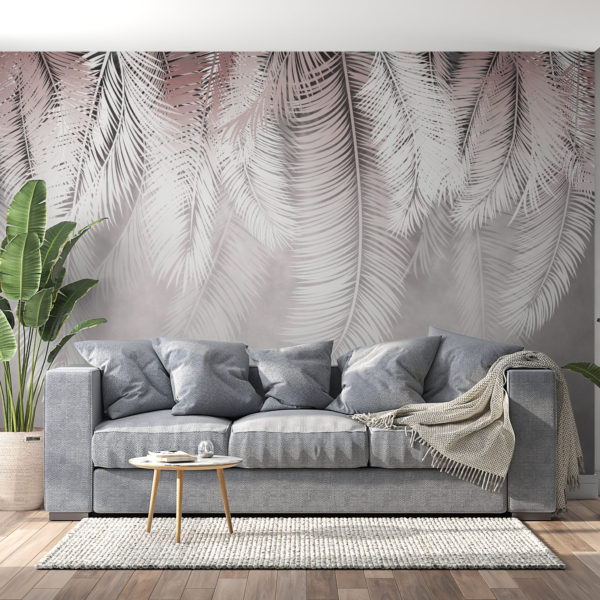 Nástěnná malba Hanging Leaves