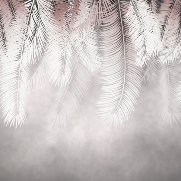 Nástěnná malba Hanging Leaves