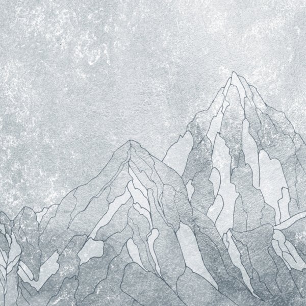 Nástěnná malba High Mountain Peak