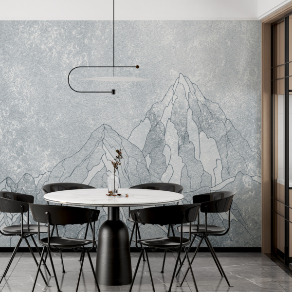 Nástěnná malba High Mountain Peak