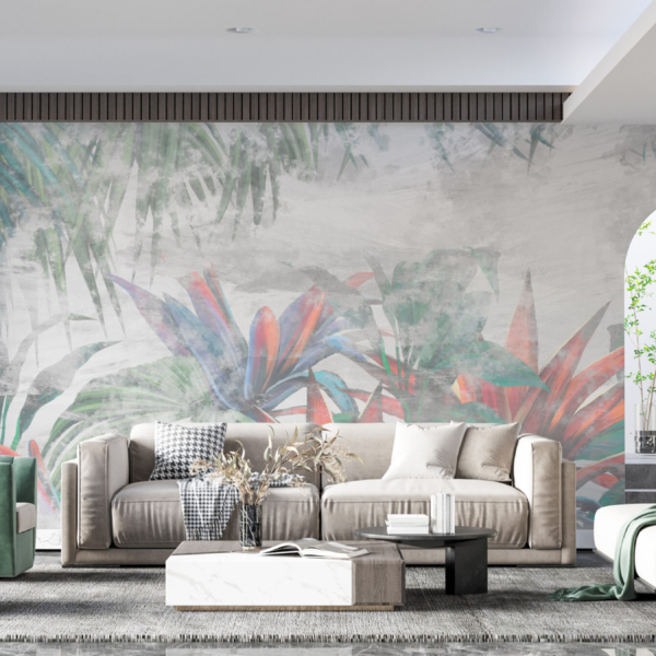 Nástěnná malba Malovaná exotika