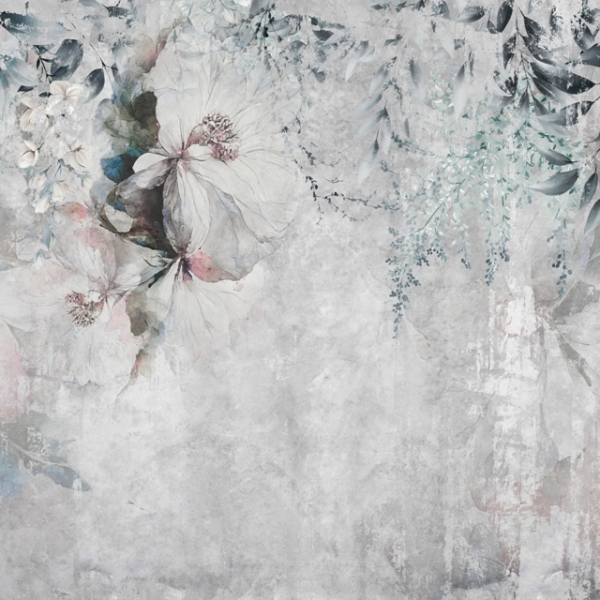 Nástěnná malba Malované květiny