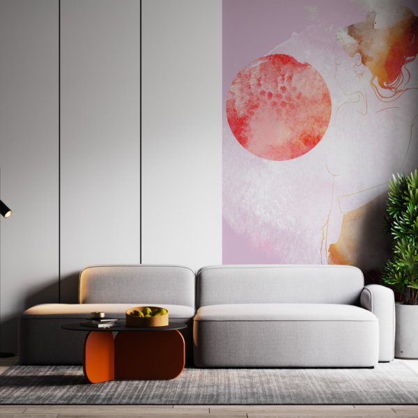 Nástěnný obrys ženy