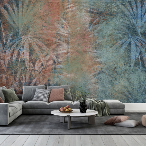 Nástěnné obrysy tropických palem