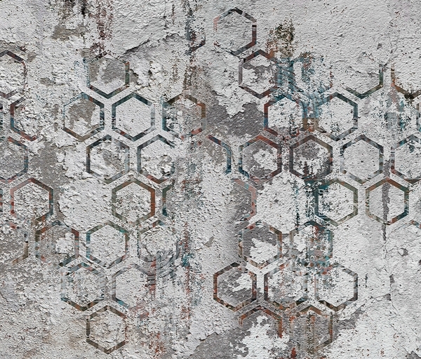 Fototapeta Stripped Polygons