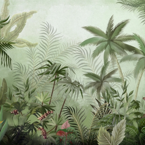 Nástěnná malba Zelený deštný prales