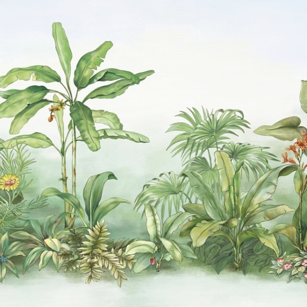 Nástěnná malba Zelená džungle