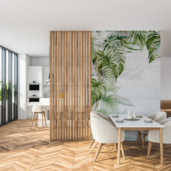 Exotické sloupové zelené tapety