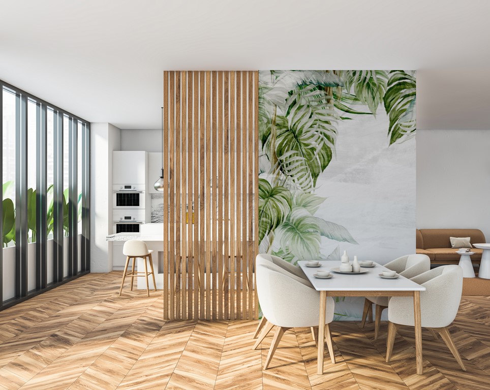 Exotické sloupové zelené tapety