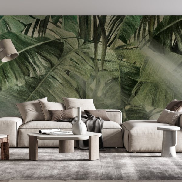 Nástěnný zelený sloup