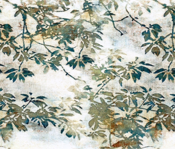 Nástěnná malba Zelené malé listy