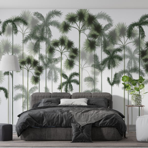 Nástěnná malba Green Palm Forest