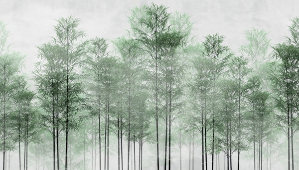 Nástěnná malba Green Forest