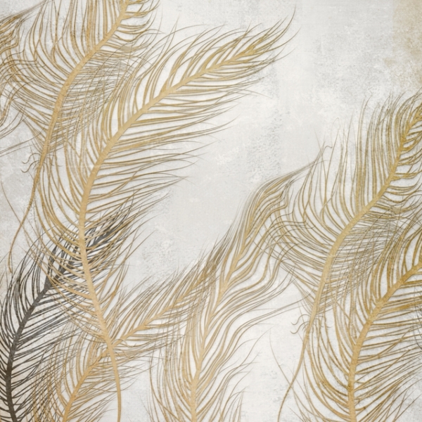 Nástěnná malba Zlaté listí ve větru