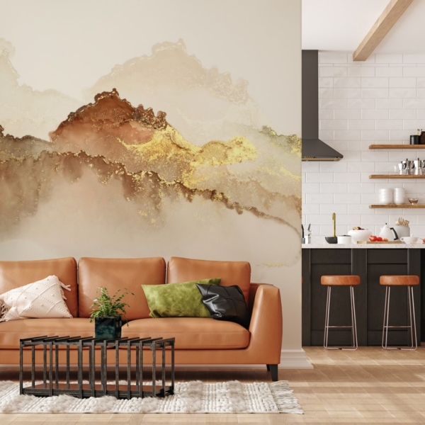 Nástěnný zlatý prach